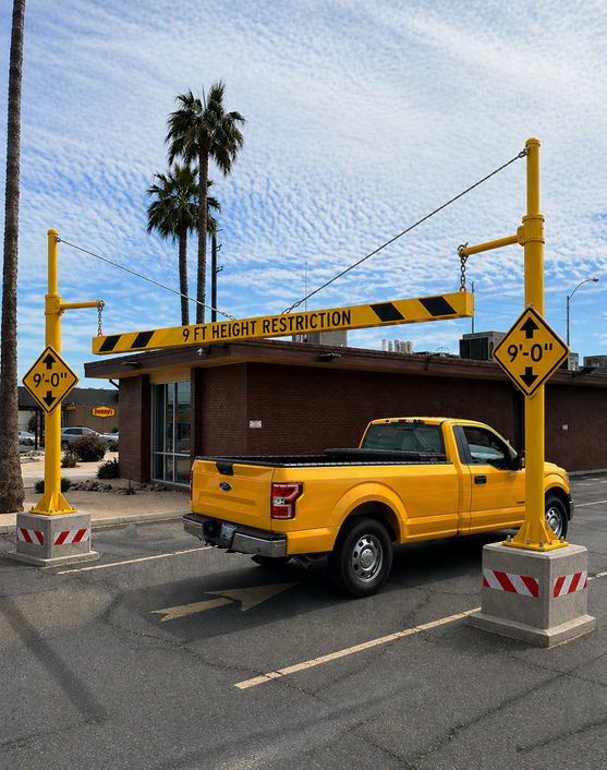 headache bar truck height restrictor