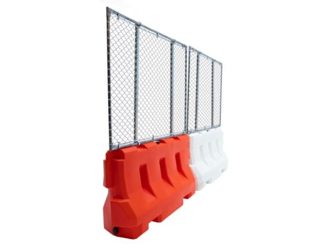 barricade steel fence panel