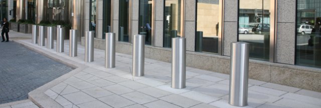 stainless steel security bollards