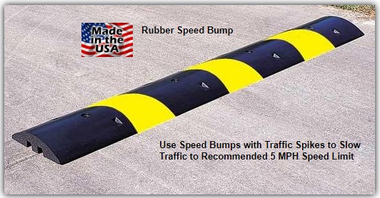 tire spike speed bump