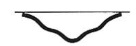"D" shaped palisade fencing 